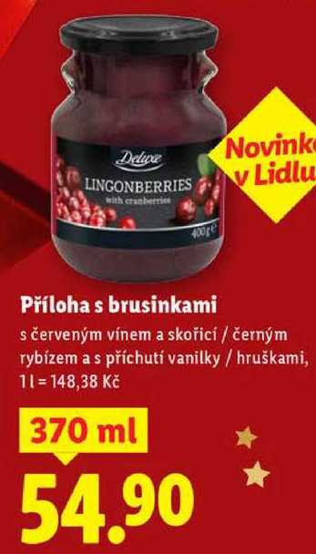 Příloha s brusinkami, 370 g