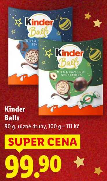 Kinder Balls, 90 g