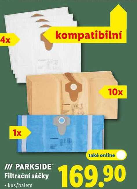PARKSIDE Filtrační sáčky 