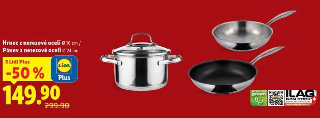 Hrnec z nerezové oceli / Pánev z nerezové oceli