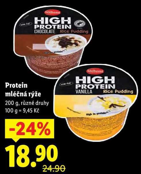 Protein mléčná rýže, 200 g