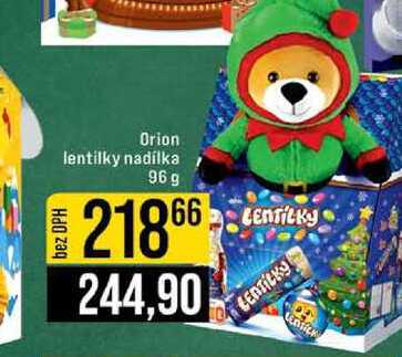 Orion lentilky nadílka 96 g 