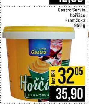 Gastro Servis hořčice kremžská 950 g