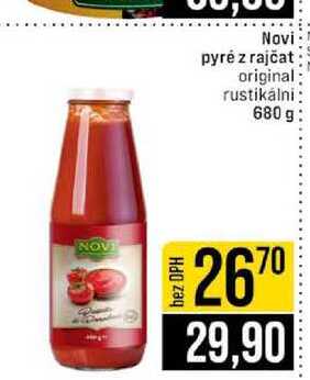 Novi pyré z rajčat original rustikálni 680 g