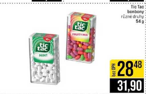 Tic Tac bonbony různé druhy 54 g
