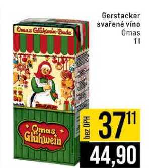 Gerstacker svařené víno Omas 1l