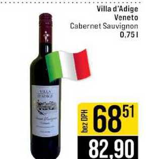 Villa d'Adige Veneto Cabernet Sauvignon 0,75l 