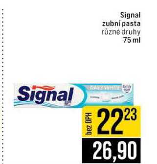 Signal zubní pasta různé druhy 75 ml 