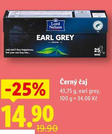 Černý čaj, 43,75 g