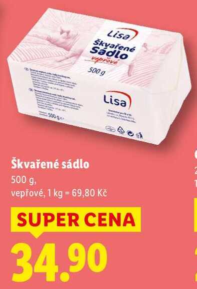 Škvařené sádlo, 500 g