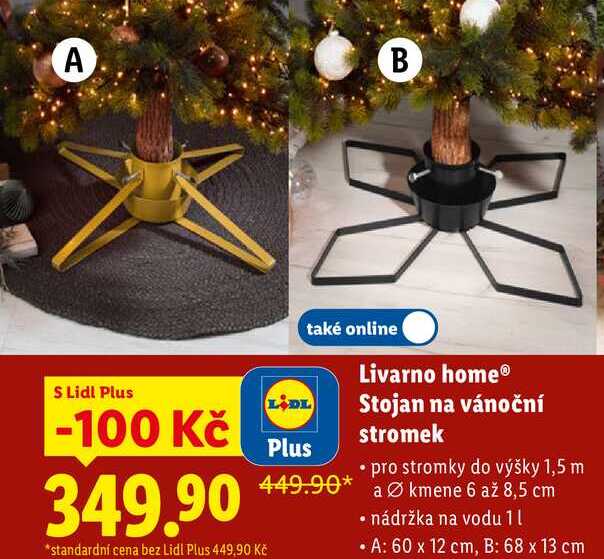 Livarno home Stojan na vánoční stromek