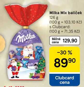 Milka Milka Mix balíček, 126 g 
