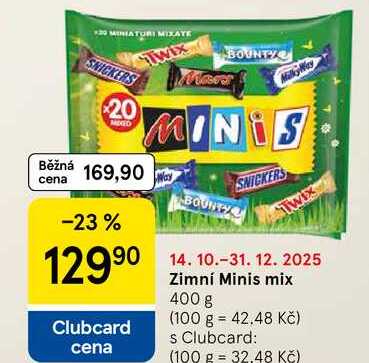 Zimní Minis mix, 400 g