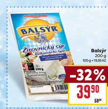 Balsýr 200 g 