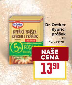 Dr. Oetker Kypřicí prášek 5 ks 