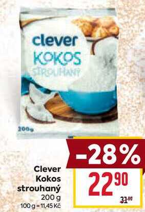 Clever Kokos strouhaný 200 g 