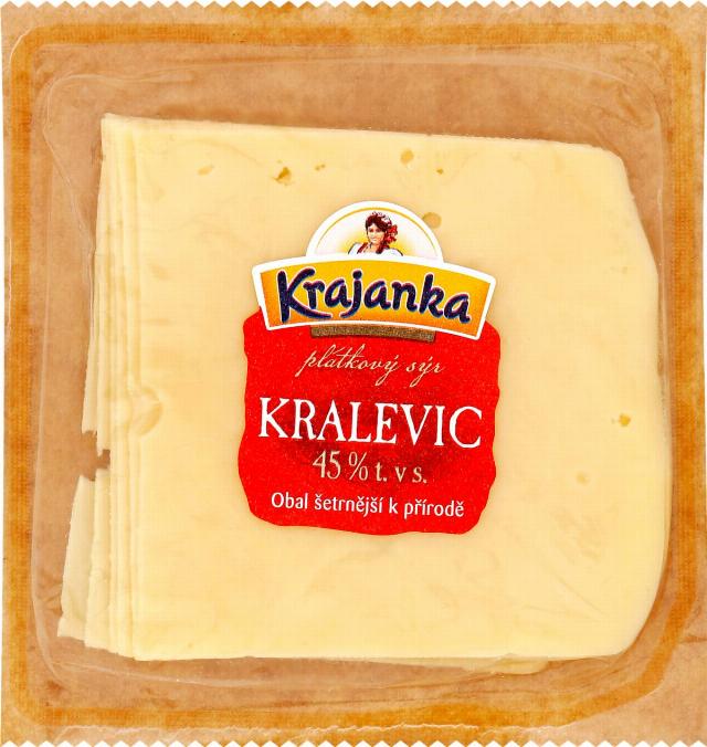 Krajanka polotvrdý sýr plátky