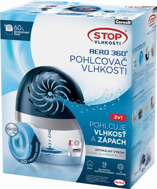 Ceresit stop vlhkosti Aero stop vlhkosti + 1 náhradní tableta