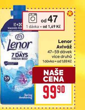 Lenor Aviváž 47-59 dávek