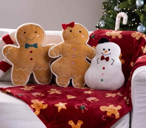 F&F Home Dekorační polštář ve tvaru perníčku dívka