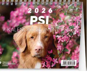 Stolní kalendář Psi 2026**