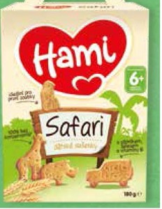 Hami Dětské sušenky Safari