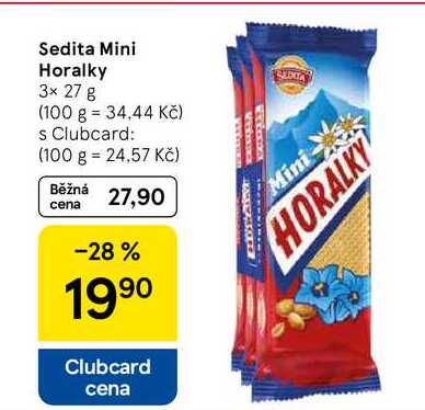 Sedita Mini Horalky, 3× 27 g