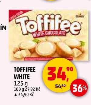 TOFFIFEE WHITE, 125 g 