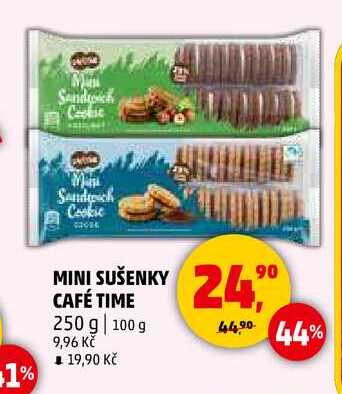 MINI SUŠENKY CAFÉ TIME, 250 g
