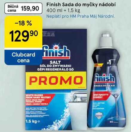 Finish Sada do myčky nádobí, 400 ml + 1.5 kg