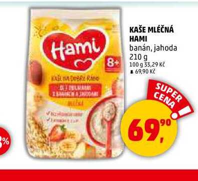 KAŠE MLÉČNÁ HAMI, 210 g