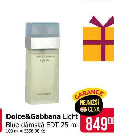  Dolce&Gabbana Light Blue dámská EDT 25 ml 