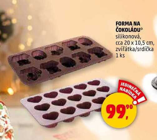 FORMA NA ČOKOLÁDU, 1 ks