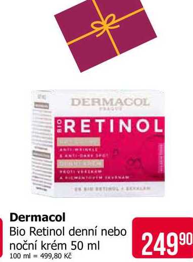 Dermacol Bio Retinol denní nebo noční krém 50 ml