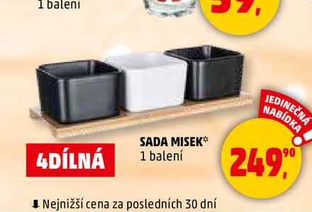 SADA MISEK, 1 balení 