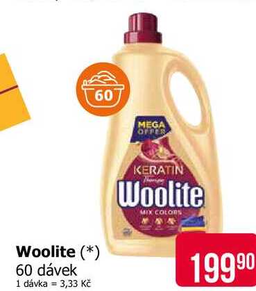 Woolite 60 dávek 