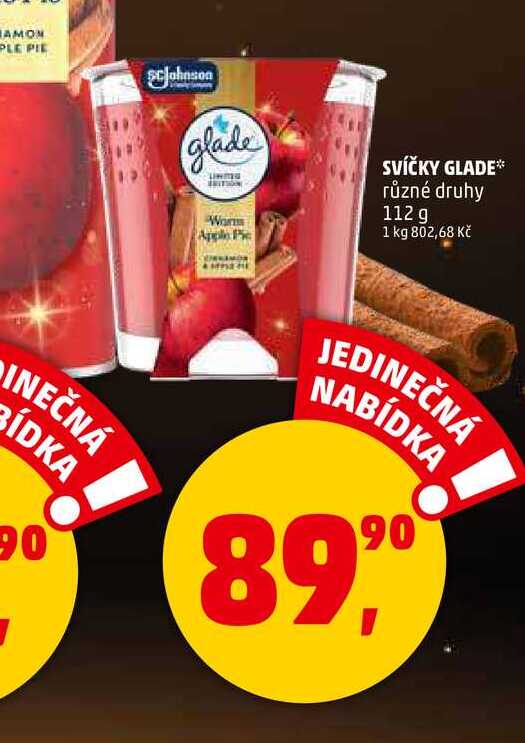 SVÍČKY GLADE, 112 g