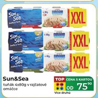 Sun&Sea 4x80 g