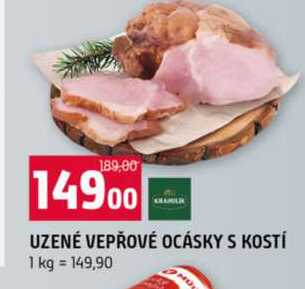 UZENÉ VEPŘOVÉ OCÁSKY S KOSTÍ 1 kg