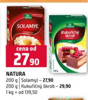 NATURA 200 g Solamyl 200 g Kukuřičný škrob 