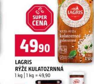 LAGRIS RÝŽE KULATOZRNNÁ 1 kg