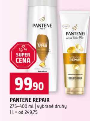 PANTENE REPAIR 275-400 ml vybrané druhy 