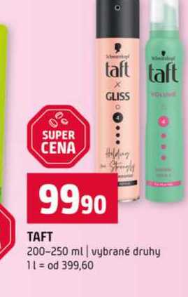 TAFT 200-250 ml vybrané druhy 