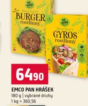 EMCO PAN HRÁŠEK 180 g vybrané druhy 