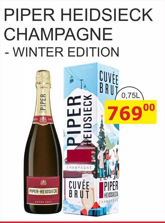 PIPER HEIDSIECK CHAMPAGNE - WINTER EDITION 0,75L 