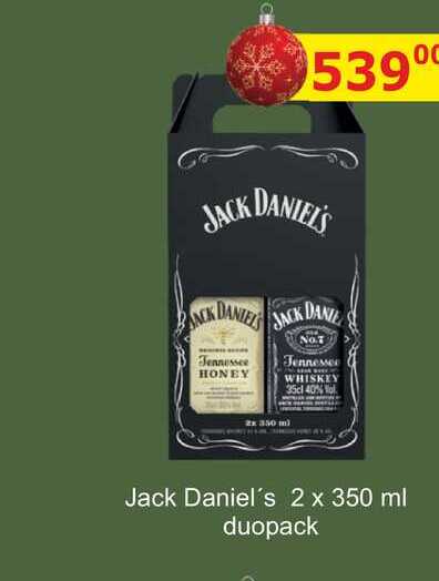 Jack Daniel's 2 x 350 ml duopack 