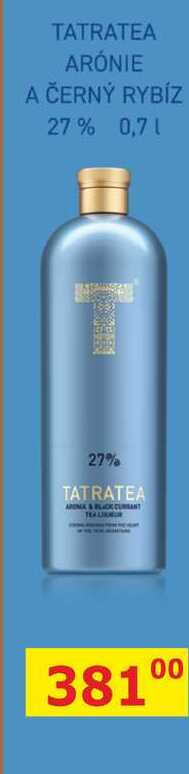 TATRATEA ARÓNIE A ČERNÝ RYBÍZ 27% 0,7l