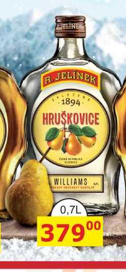 R. JELÍNEK Hruškovice williams 0,7l