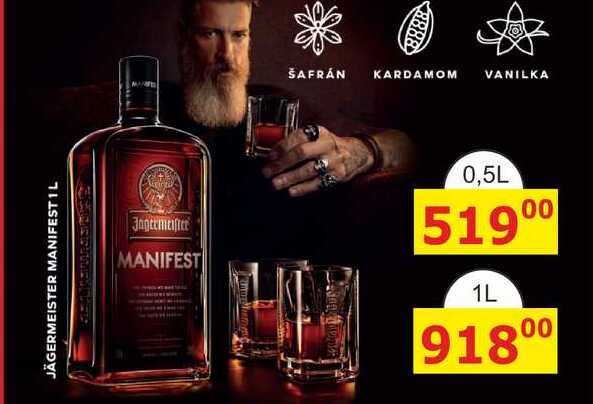 JÄGERMEISTER MANIFEST 1L 