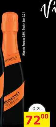 Mionetto Prosecco D D.O.C. Trevise, brut 0,2l 